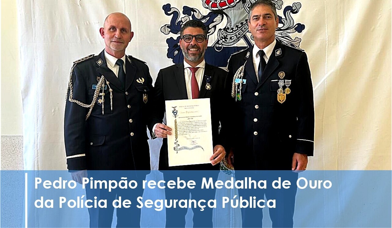 Direção Nacional da PSP distingue Câmara de Pombal com Medalha de Mérito e Valor Policial