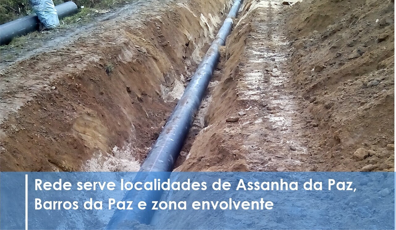 Câmara conclui rede de saneamento num investimento de 2,6 milhões de euros