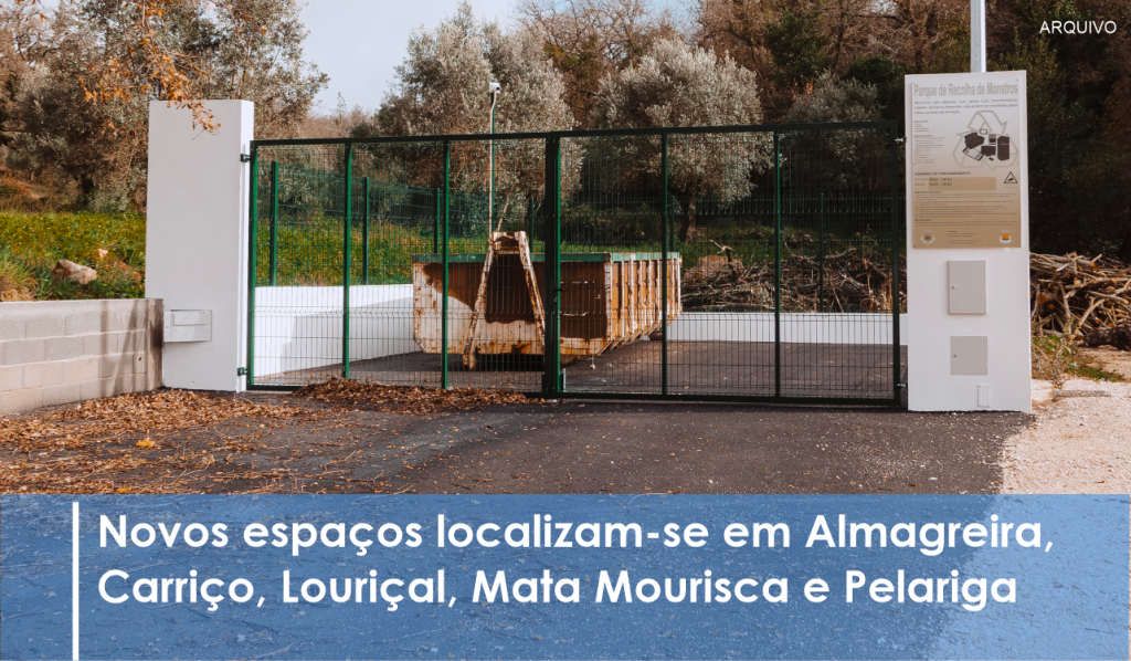 Município disponibiliza mais cinco parques de recolha de ‘monstros’