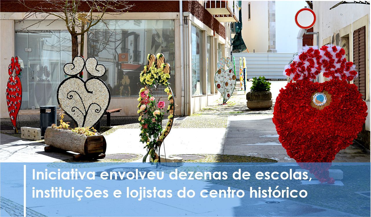 Corações de Viana embelezam Pombal para saudar a chegada da primavera