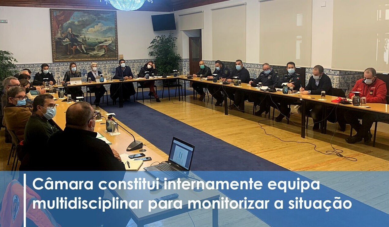 Comissão Municipal de Proteção Civil analisa evolução pandémica