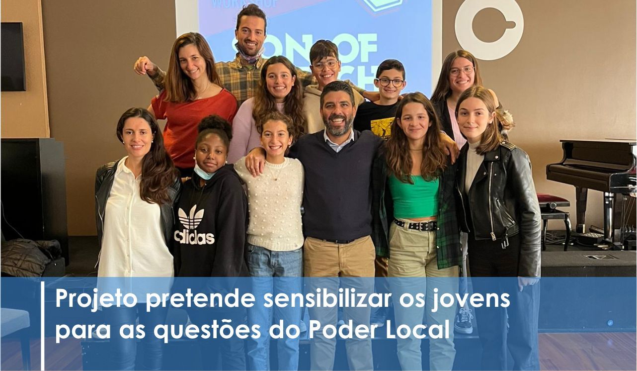 Candidatos em campanha para eleição de Jovem Autarca