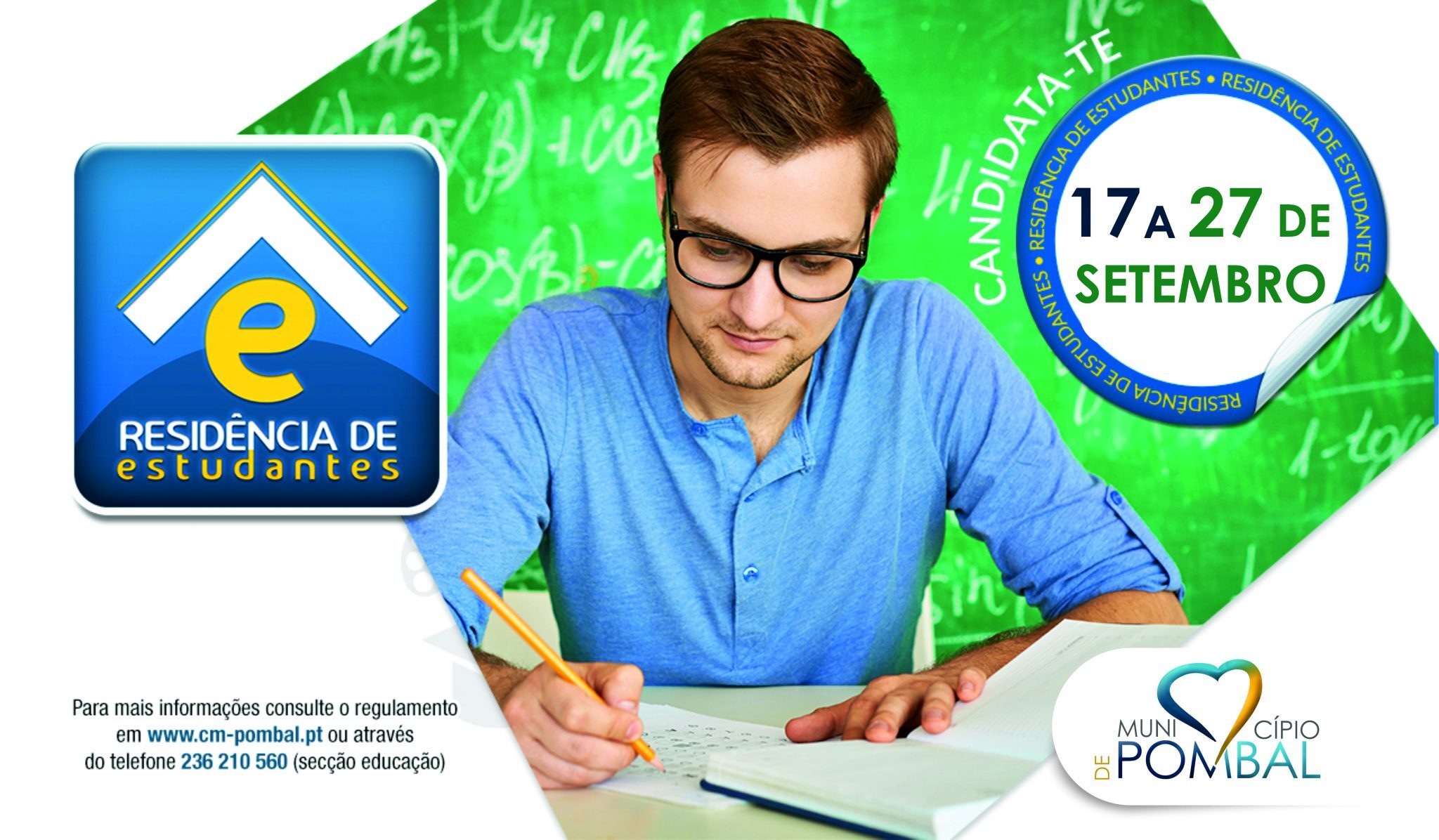 Decorrem Até 27 De Setembro As Candidaturas À Residência De Estudantes De Pombal – 2ª FASE