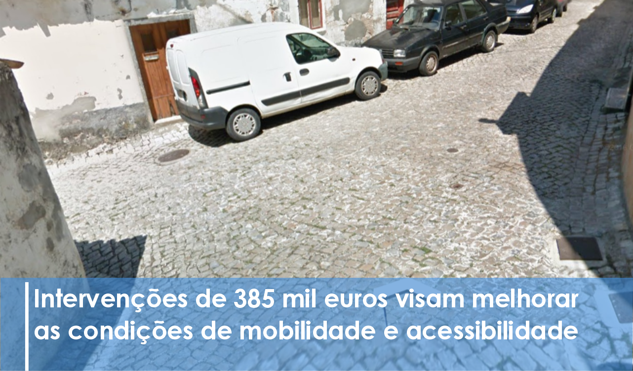 Câmara investe na regeneração urbana do centro histórico de Pombal