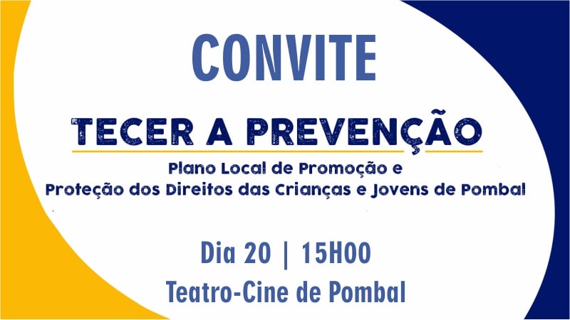 convite apresentação plano local tecer a prevenção