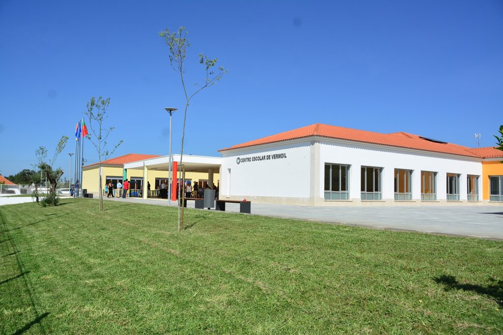 visita de inauguração do novo Centro Escolar de Vermoil