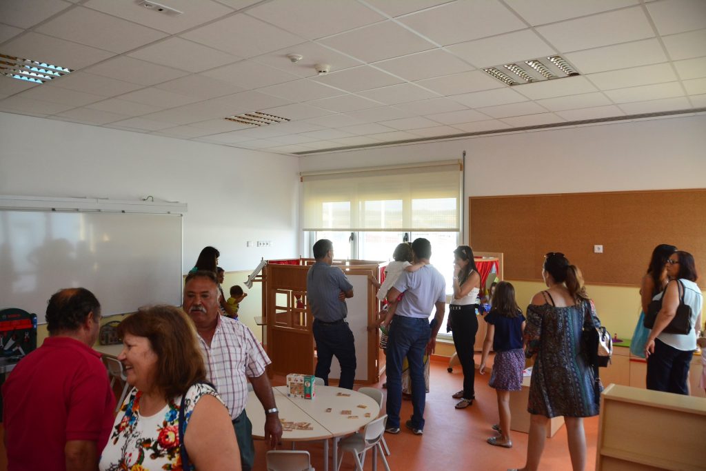 visita de inauguração do novo Centro Escolar de Vermoil