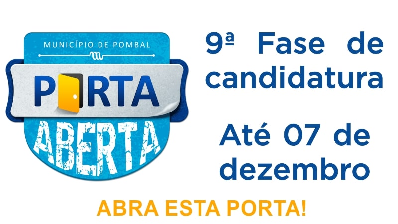 candidaturas 9ª fase de candidatura ao Programa Porta Aberta